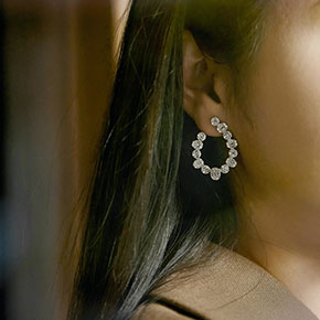 Baguette earrings